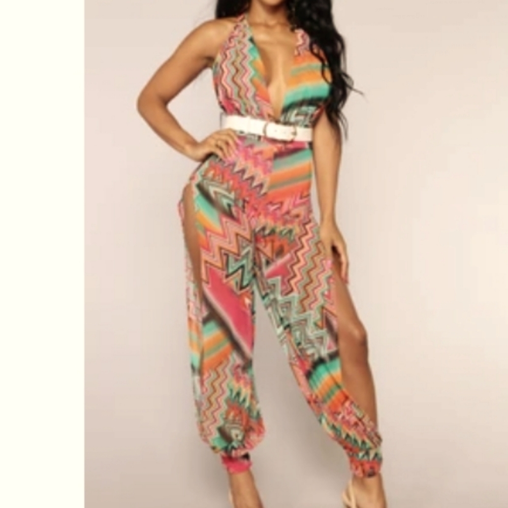 Multi-color jumpsuit
